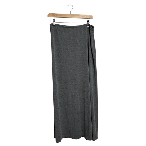 Max Studio SZ XL Elegant Gray Maxi Skirt Career Timeless - Picture 1 of 6